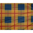 thumbnail image 4 of oneOone Polyester Lycra Dark Navy Blue Fabric Madras Check Sewing Craft Projects Fabric Prints By Yard 56 Inch Wide, 4 of 4