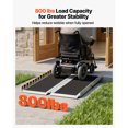 thumbnail image 3 of KFFKFF Rampe Portable pour Fauteuil Roulant, 3 Pi, Rampe Pliante Antidérapante en Aluminium pour Handicap pour Fauteuil Roulant, Capacité de 800 Lb, Rampes de Seuil de Porte pour Marches de Maison, Escaliers, Entrée, Seuil, 3 of 9