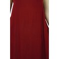 thumbnail image 4 of Bimba Robe Maxi Unie à Bretelles Spaghetti pour Femme pour l'Été, Tenue de Plage, Robe d'Été, 4 of 8