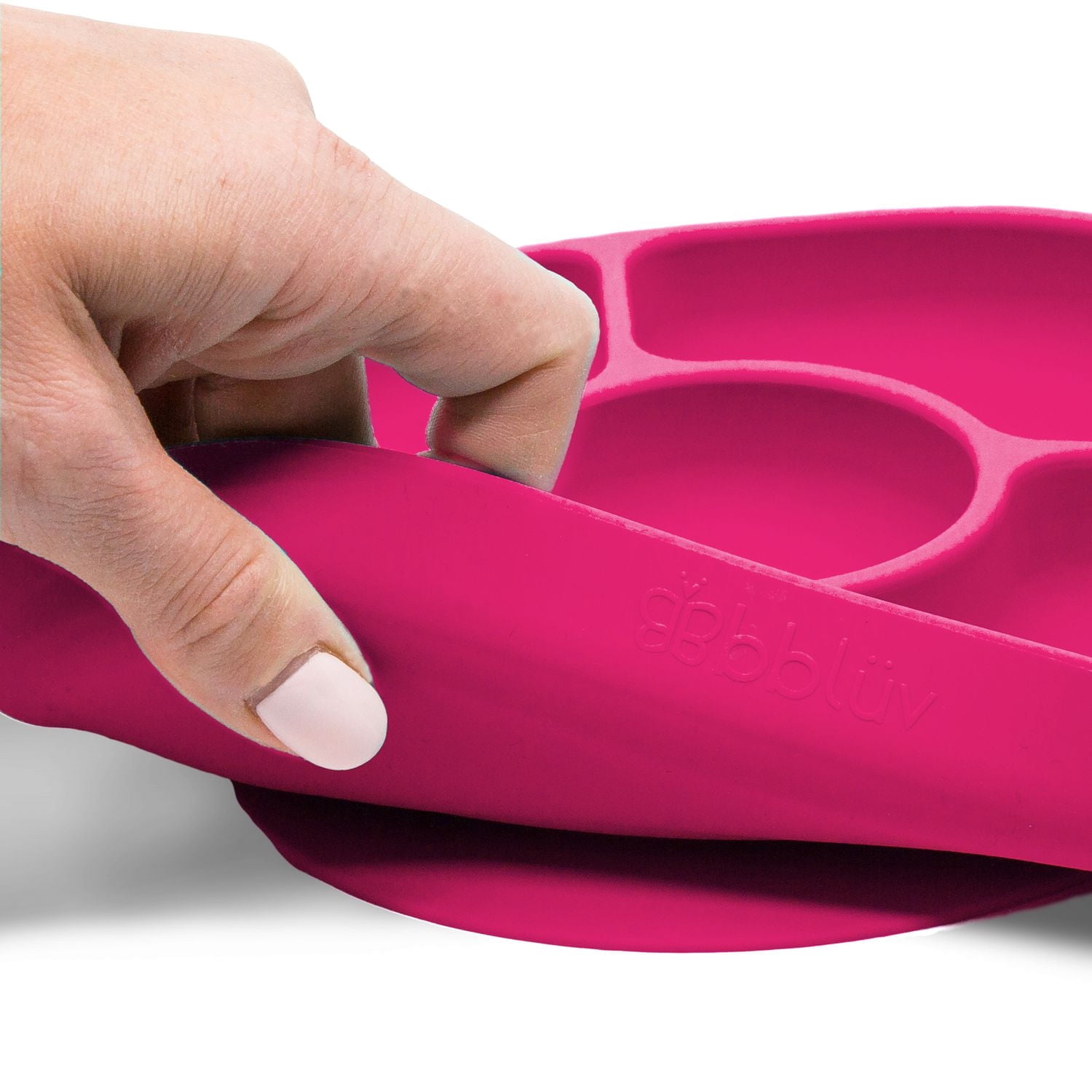 Yümi: Ensemble d'assiette et de cuillère en silicone