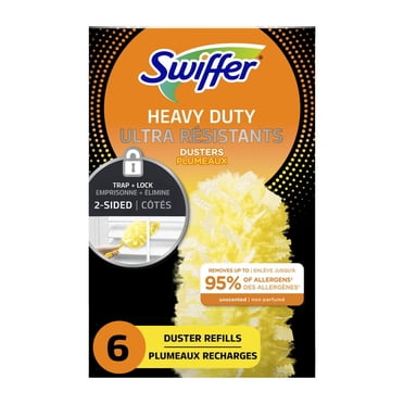 Swiffer Dusters Heavy Duty Multi-Surface Duster Refills for Cleaning, Unscented