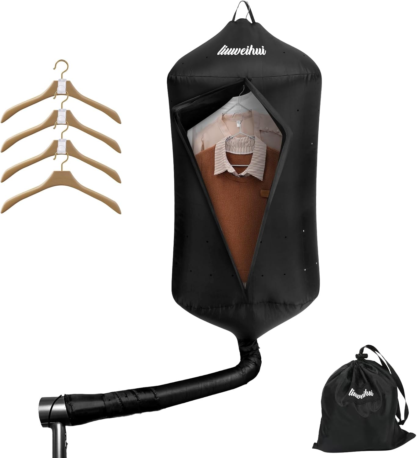 portable clothes dryer– Compact and Travel-Friendly Mini Dryer for Apartments and Outdoor Activities(Hangers are not included)