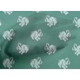 thumbnail image 4 of oneOone Cotton Poplin Fabric Rabbit Block Print Fabric By The Yard 42 Inch Wide, 4 of 4