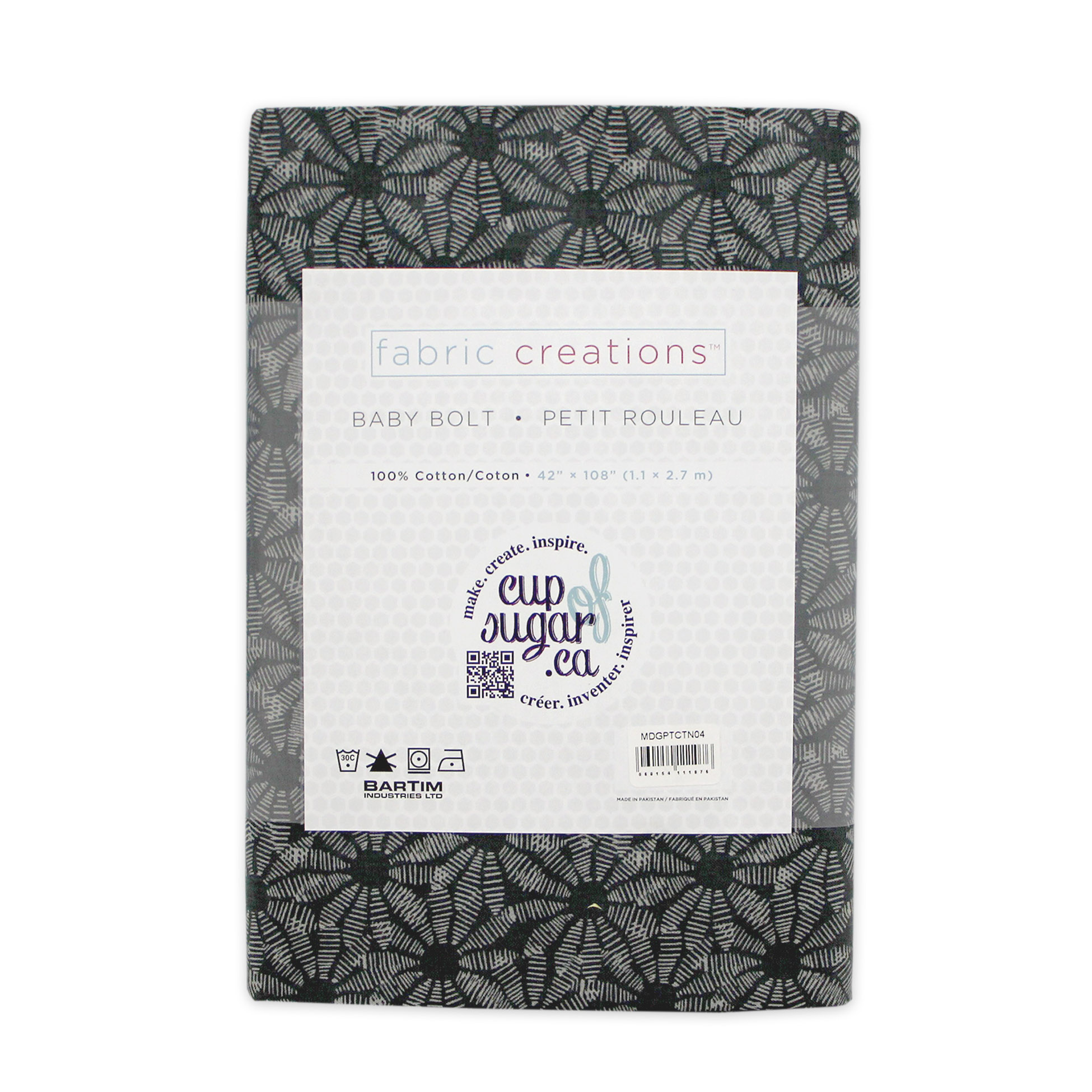 FABRIC CREATIONS Lined Flowers & Arrows coton 274.3 × 106.7 cm (108 × 42 in)