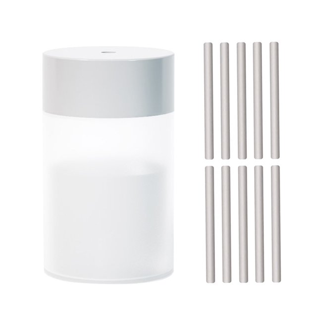 Amdohai 260ml/9oz Colorful Mist Humidifier with 10PCs Refill Cotton Swabs Wicks