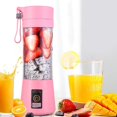 thumbnail image 5 of Jinsinto Portable Blender, Personal Mini Blender, With 6 Power Blades(pink), 5 of 5