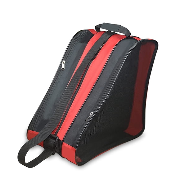 Skating Storage Bag With Handle Professional Large Protective Oxford Cloth Carrier Outdoor Sports Unisex Ski Pouch Red