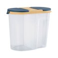thumbnail image 2 of Oleegame 2 Pcs Boîtes de Rangement pour Produits à Capacité Fermée Rangement des Aliments Rangement Compartiments Secs Réservoirs de Mise en Conserve de Céréales Cuisines Restaurants et Bars Bleu, 2 of 9