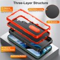 thumbnail image 4 of for Samsung Galaxy S22 5G Case, Samsung Galaxy S22 5G Phone Case with Built in Kickstand, Shockproof/Dustproof/Drop Proof Heavy Duty Military-Grade Rugged Protective Cover for Samsung Galaxy S22 5G, 4 of 8