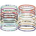 thumbnail image 2 of SNNROO 1Bohemian Ocean Holiday Style In Spring And Summer  Colorful Beaded Bracelet Anklet  Birthday Gift  Mother Holiday Gift  Beach Holiday Gift For Men And Women  Lucky Friendship Brac, 2 of 6