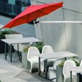 thumbnail image 4 of Costway Parasol Mural 8 Pi Télescopique Pliant Inclinable Pare-Soleil Bourgogne, 4 of 10