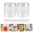 thumbnail image 3 of Canning Jars with Lids Wide Mouth Reusable 12Pcs, 3 of 7