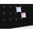 thumbnail image 2 of Audio-Visual Direct Glass Dry-Erase Calendar Whiteboard Set - 60 x 90 cm - (Magnetic, Black), 2 of 5