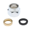 thumbnail image 2 of S SERENABLE 12/13/14mm Nut Brass Pipe Fitting NPT Copper Line Fuel Gas A A, 2 of 9