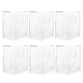 thumbnail image 1 of 6 Pcs Boîtes d'Exposition pour Montres, Étuis d'Emballage pour Montres, Boîtes de Rangement pour Montres (Transparent), 1 of 9