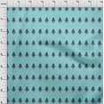 thumbnail image 3 of oneOone Cotton Jersey Turquoise Blue Fabric Tree & Geometric Block Sewing Craft Projects Fabric Prints By Yard 58 Inch Wide, 3 of 4