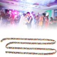 thumbnail image 4 of Chaîne de Décoration de Vêtements de Mariage, 1 Yard 3 Rangs Strass Coupe Chaîne Chaîne Strass Installation Sans Effort, 4 of 8