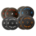 thumbnail image 1 of HAJEX Olympic Rubber Bumper Plates Set 2 inch - 190LB Set - ( 10LB, 15LB, 25LB, & 45LB), 1 of 6