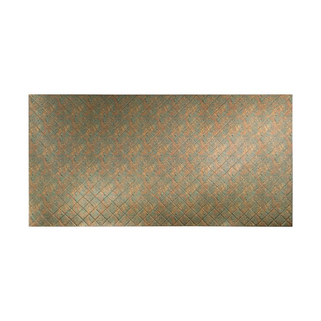 Fasade Quilted Copper Wall Panel 4' x 8', Easy Installation