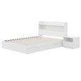 thumbnail image 2 of Nexera Hunter Platform Bed With Headboard And 1-Drawer Nightstand, 2 of 9