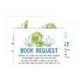 thumbnail image 2 of Inkdotpot 30 Books For Baby Shower Request Cards Bring A Book Instead Of A Card Dinosaur Jungle Animals Baby Shower Invitations Inserts Games, 2 of 6