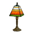 thumbnail image 2 of Modern Glass Bedside Table Lamp, Soft Warm Light, Adjustable Brightness, Compact 36x20x15 cm, Nightstand or Living Room Decor, 2 of 6