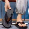 thumbnail image 2 of SBYOJLPB Men's Versatile Wear Slippers Plus-Size Shoes Spring Summer Style Trendy Comfortable Thick-Soled Rubber Flops Beach Sandals, 2 of 5