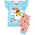 thumbnail image 1 of Hey Duggee Girls Blue Short Sleeve Long Leg Pyjama Set, 1 of 6