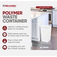 thumbnail image 2 of Rev-A-Shelf RV-35-52 35 Qt Replacement Trash Bin for Pull Out Waste Systems, 2 of 8