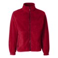 thumbnail image 1 of Sierra Pacific Mens Fleece Full-Zip Jacket, M, Red, 1 of 5