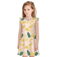 thumbnail image 1 of Vsdgher Banane avec Feuilles pour Filles Chemises de Nuit Manches Courtes à Volants Robe de Nuit Pyjama pour Fête Pyjama-Grand, 1 of 6