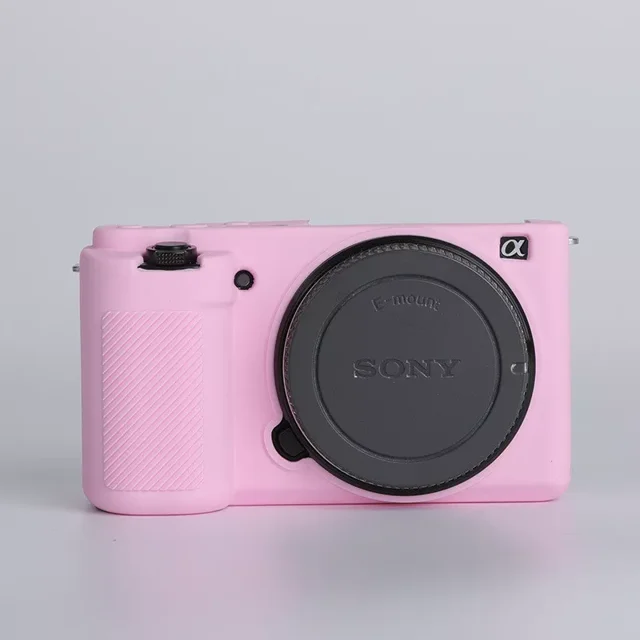 GadgetCom Étui de Remplacement Compatible avec Sony ZV-E10 ZVE10, Étui de Protection en Silicone pour Appareil Photo