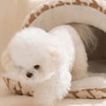thumbnail image 3 of Pet Nest Thickened And Warm In Winter, Curved House Nest For Dogs And Cats, Dog Nest For Dogs, 3 of 6