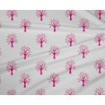 thumbnail image 4 of oneOone Polyester Lycra Fabric Floral & Flying Swan Block Printed Fabric 1 Yard 56 Inch Wide, 4 of 4