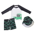 thumbnail image 1 of Maillot de Bain Garçon Imprimé Mignon Manches Courtes Maillot de Bain Enfants 2 Pcs Ensemble de Bain Garçons Maillot de Bain Garçons 2-3 Ans Mode Garçons, 1 of 7