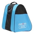 thumbnail image 1 of koolsoo Portable Skating Shoes Bag Adjustable Shoulder Strap and Top Handle Handbag Blue Blue Half Mesh, 1 of 9