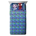 thumbnail image 1 of Spidey & his Amazing Friends Kids 3-Piece Twin Sheet Set, 100% Polyester, 1 of 6