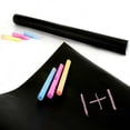 thumbnail image 2 of Adhesive Blackboard With Chalk 45*200CM Wall Sticker Chalk Board Draw Stickers, 2 of 4