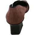 thumbnail image 3 of Fabrizio Viti Women's Daisy Buckle Loafer Rosa Antico Suede Loafers & Slip-On - 8M, 3 of 3