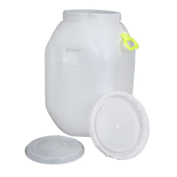 S SERENABLE Water Barrel Airtight Multipurpose Rain Barrel for Enzyme Fermentation White 25L