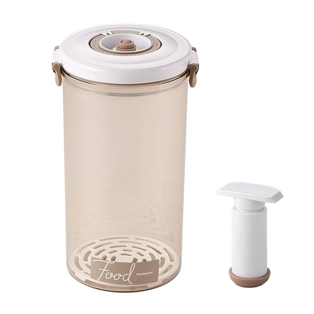Vacuum Seal Containers Food Storage Box Plastic Silicone Anti-Drop And Wear-Resistan With Manual Pump Transparent Boxes