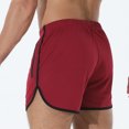 thumbnail image 4 of ohmzyzo Men's Running Shorts 3 Inch Quick Dry Gym Athletic Jogging Shorts with Zipper Pockets, 4 of 6