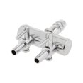 thumbnail image 4 of lionlar 8mm To 4mm Aquarium Stainless Steel Air Splitter Pump Switch Control Flow Valve 2 Way, 4 of 9