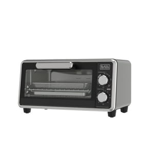 Black + Decker Crisp 'N Bake Pro 4-Slice Air Fry Toaster Oven Black – Refurbished Good Condition | Compact Air Fry Oven