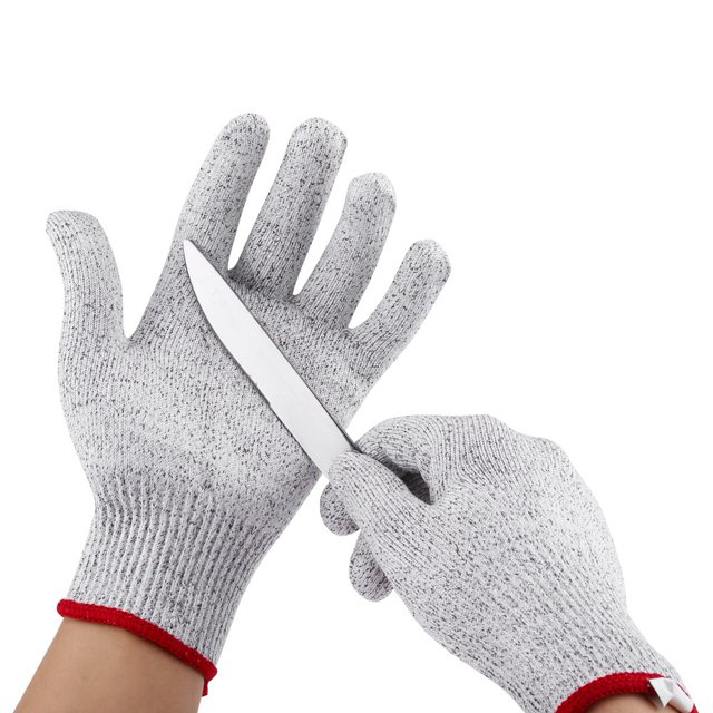 Gants de Sécurité de Boucherie de Cuisine Résistants aux Coups de Couteau Élastiques de Protection S 1