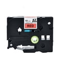 thumbnail image 1 of Maytalsory ABS Label Printer Tape Waterproof Oilproof Anti-rust Shopping Mall Clothes Shop Libraries PET Maker Ribbon Black on Red 1Set, 1 of 6