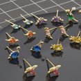 thumbnail image 2 of 4 Pairs Cartoon Earrings Little Dinosaur Ear Accessories Animal Shape Earrings, 2 of 7