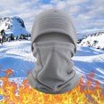 thumbnail image 3 of Unisex Windproof Winter Sports Face Hat 2 In 1 Thermal For Outdoor Cold Weather Activities, 3 of 4