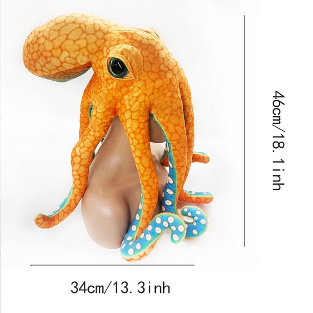 Générique Costume de chapeau de calmar en peluche – Couvre-chef doux et respirant de créature de, casquette drôle de style poulpe | Couvre-chef fantaisie en forme d'animal, accessoire de cosplay de