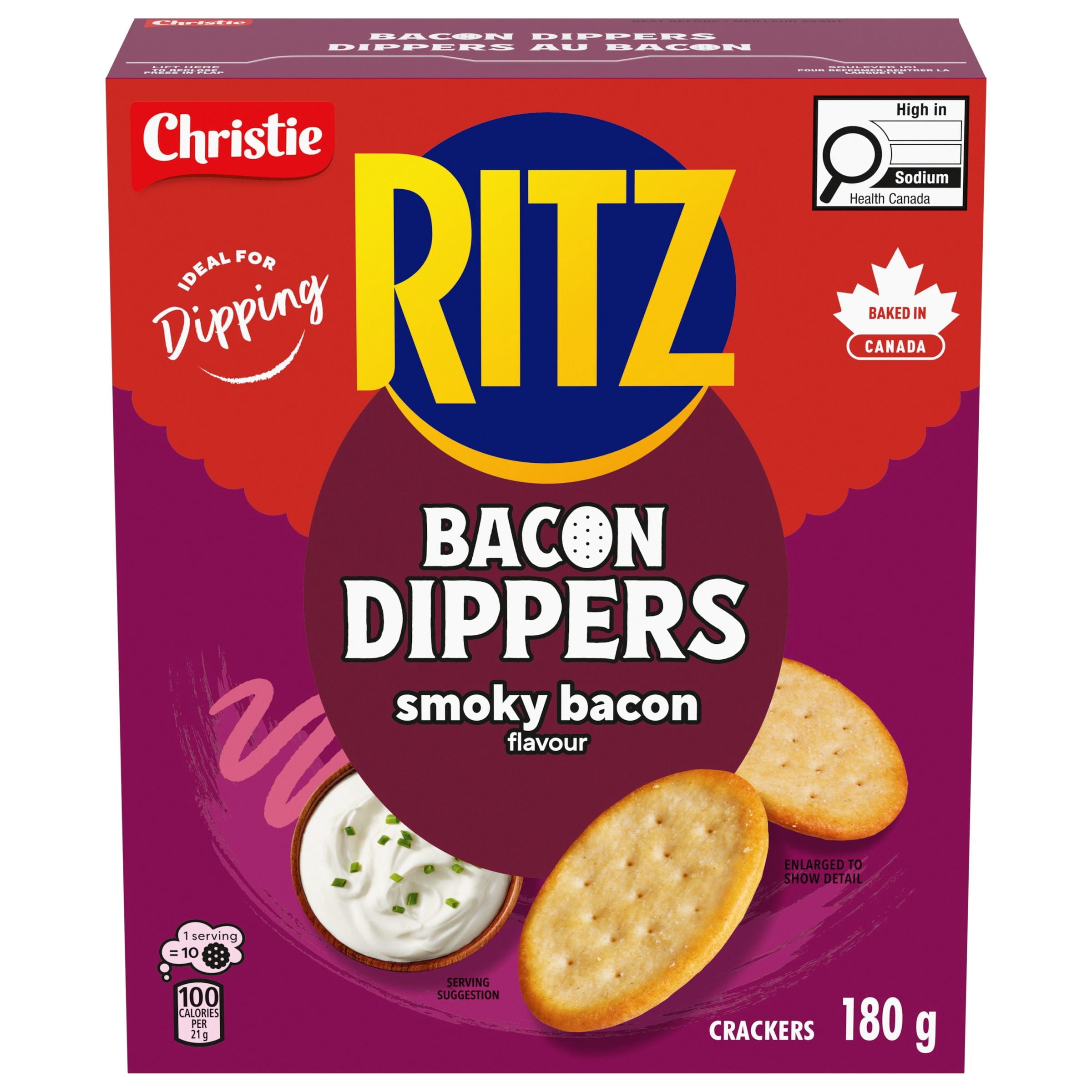 Ritz Bacon Dippers, Smoky Bacon Flavoured Crackers